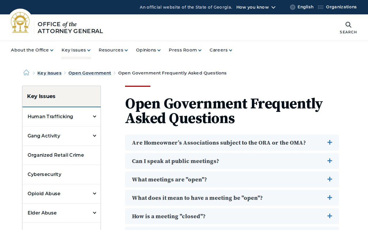 Georgia open-records guidance for Macon County civil court dockets