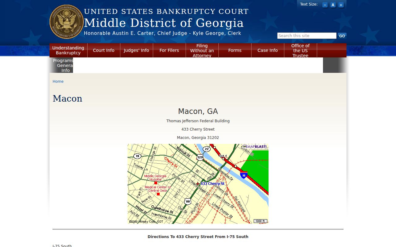 Macon County court records comparison with federal bankruptcy court