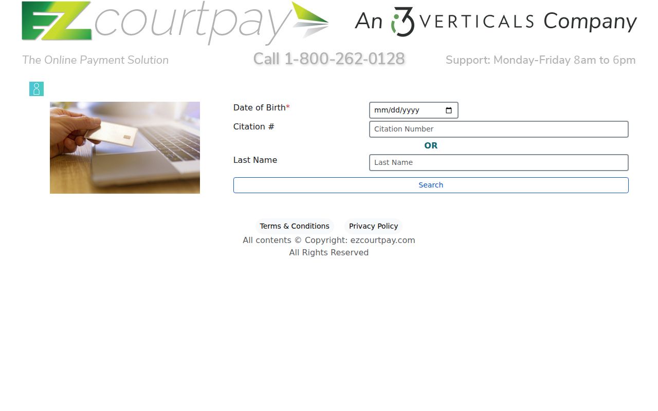 Marshallville court records and EZCourtPay citation fields